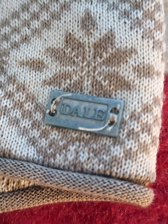 DALE OF NORWAY Wool Christiania Toque, OS, cream and white - Picture 3 of 5